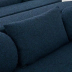 Canapé modulaire sectionnel sans accoudoirs Whisen et canapé à compression avec assise profonde et design incurvé