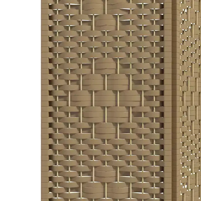 MAYEERTY Paravent 3 panneaux bambou, bois naturel, 120x1,27x170 cm