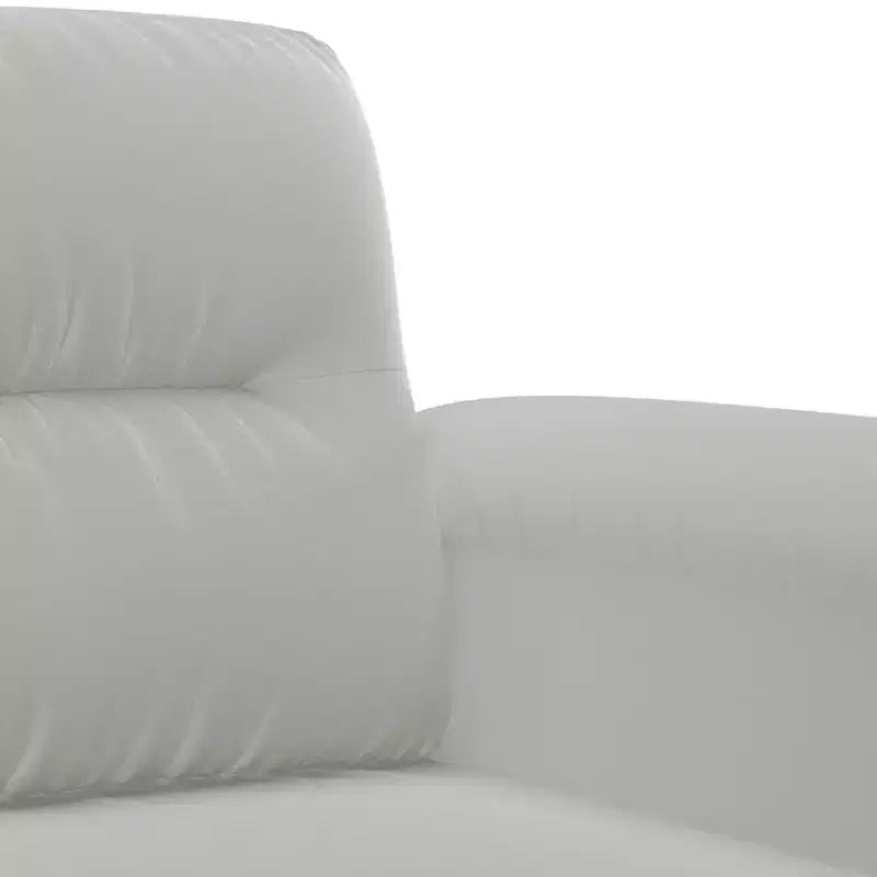 vidaXL Fauteuil gris clair Tissu microfibre, métal, contreplaqué Compact