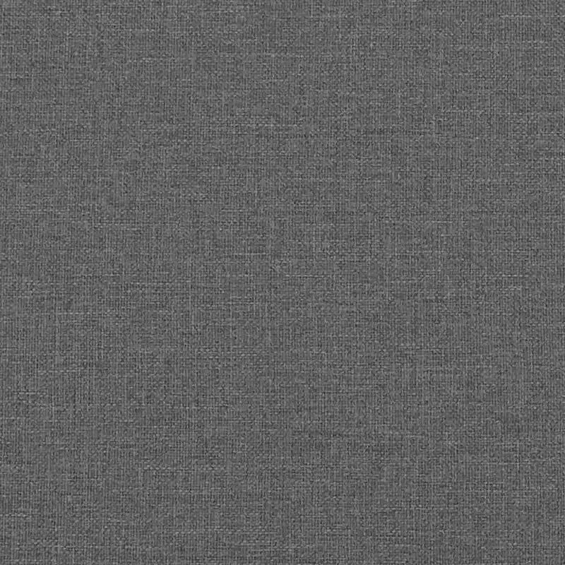 vidaXL Canapé Chesterfield Polyester gris foncé, bois massif, contreplaqué, mousse