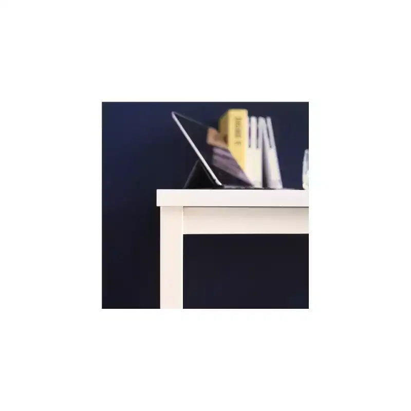 Bureau d'ordinateur contemporain en bois et métal HomeStock Harry
