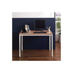 Bureau d'ordinateur contemporain en bois et métal HomeStock Harry