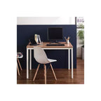Bureau d'ordinateur contemporain en bois et métal HomeStock Harry