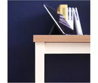 Bureau d'ordinateur contemporain en bois et métal HomeStock Harry