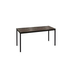 Bureau d'ordinateur contemporain en bois et métal HomeStock Harry
