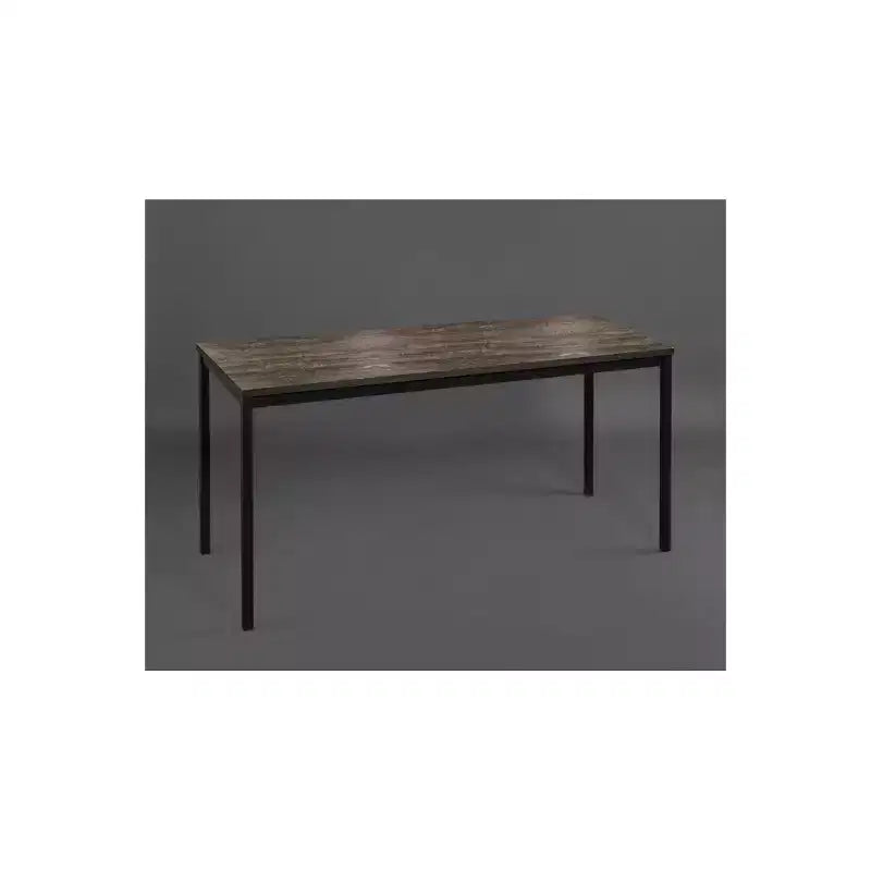 Bureau d'ordinateur contemporain en bois et métal HomeStock Harry