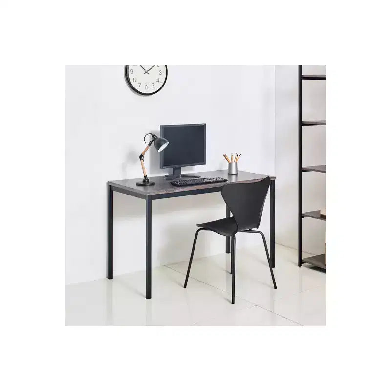 Bureau d'ordinateur contemporain en bois et métal HomeStock Harry