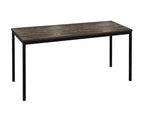Bureau d'ordinateur contemporain en bois et métal HomeStock Harry