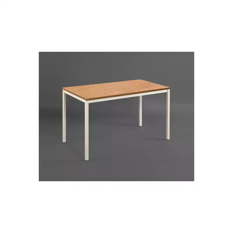 Bureau d'ordinateur contemporain en bois et métal HomeStock Harry