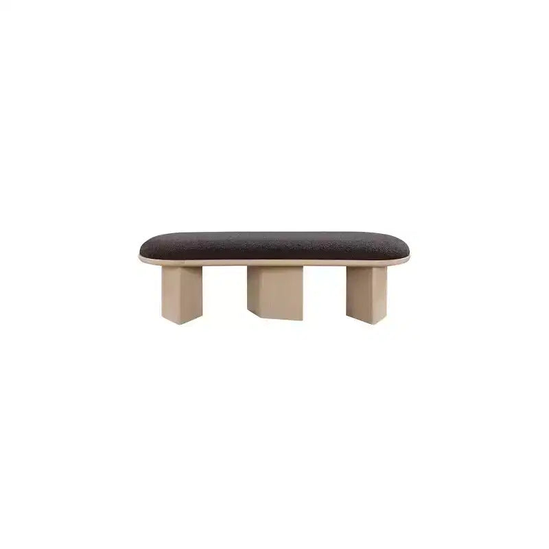 Meridian Furniture, Banc en Tissu Bouclé Wilshire