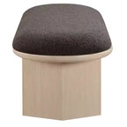 Meridian Furniture, Banc en Tissu Bouclé Wilshire