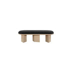 Meridian Furniture, Banc en Tissu Bouclé Wilshire