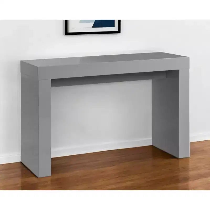 Console en blocs de bois grise HomeRoots 47
