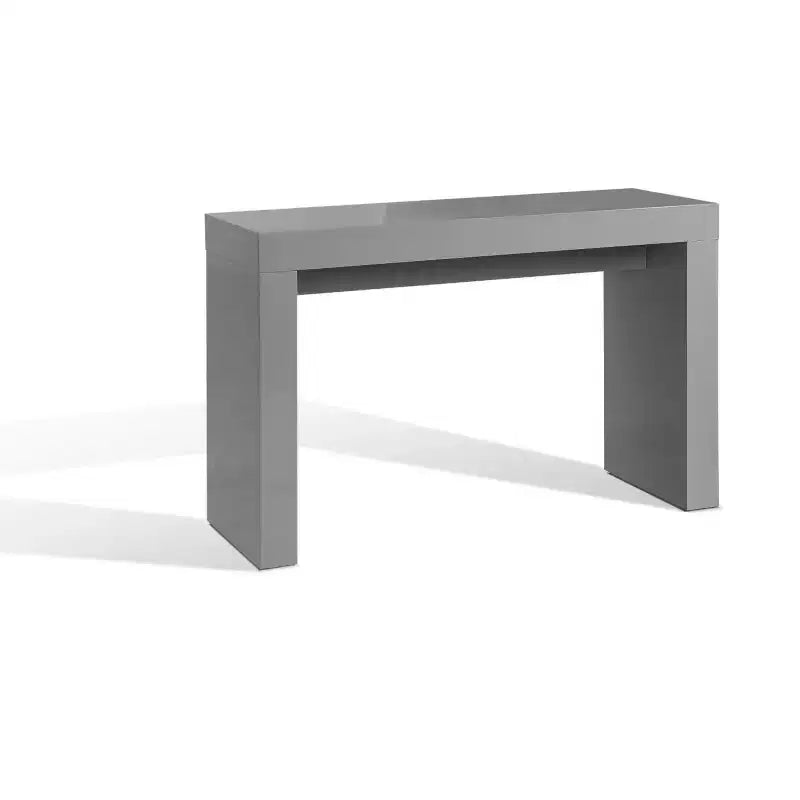 Console en blocs de bois grise HomeRoots 47