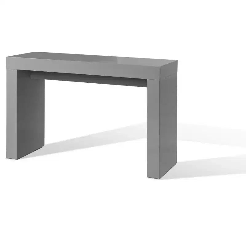 Console en blocs de bois grise HomeRoots 47