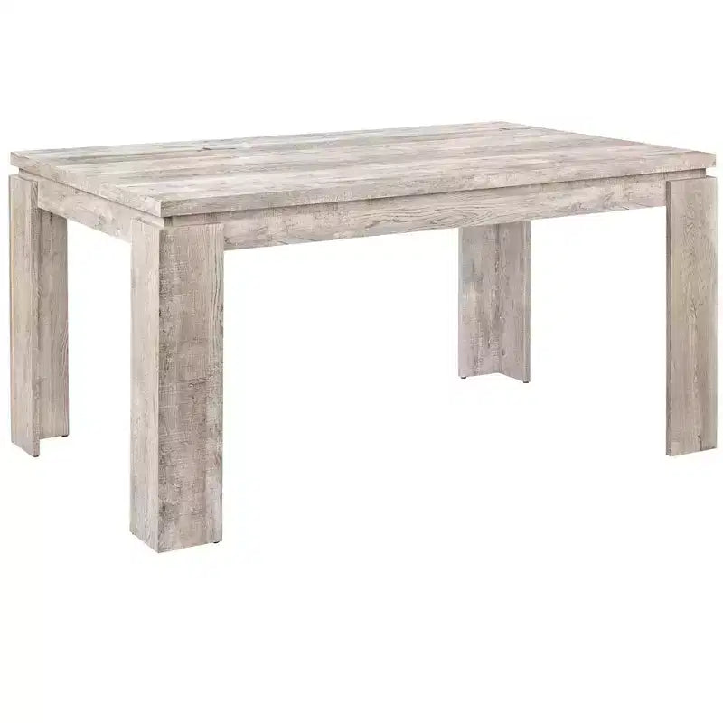 Okak 60 Table de salle à manger rectangulaire moderne pour 4 à 6 personnes, pour bureau, salle à manger