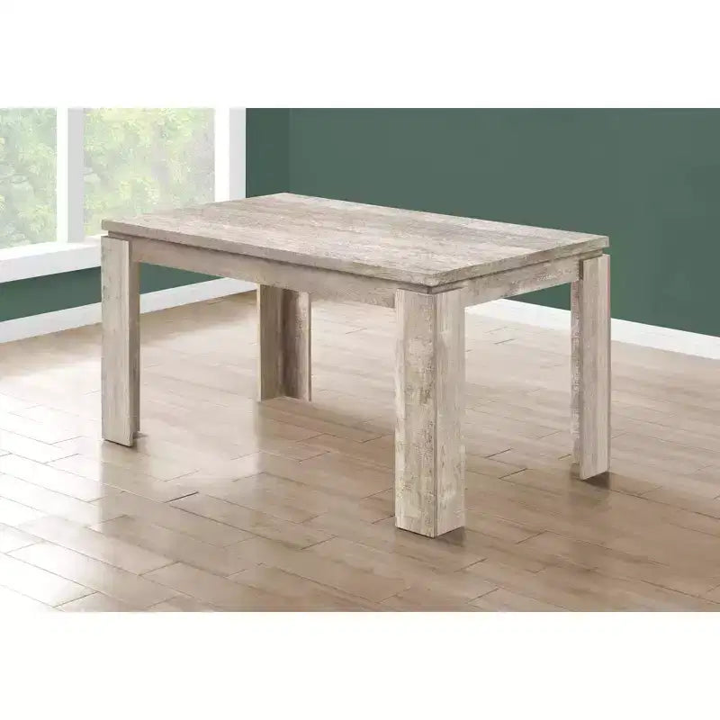 Okak 60 Table de salle à manger rectangulaire moderne pour 4 à 6 personnes, pour bureau, salle à manger