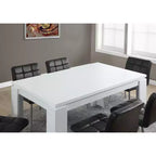Okak 60 Table de salle à manger rectangulaire moderne pour 4 à 6 personnes, pour bureau, salle à manger