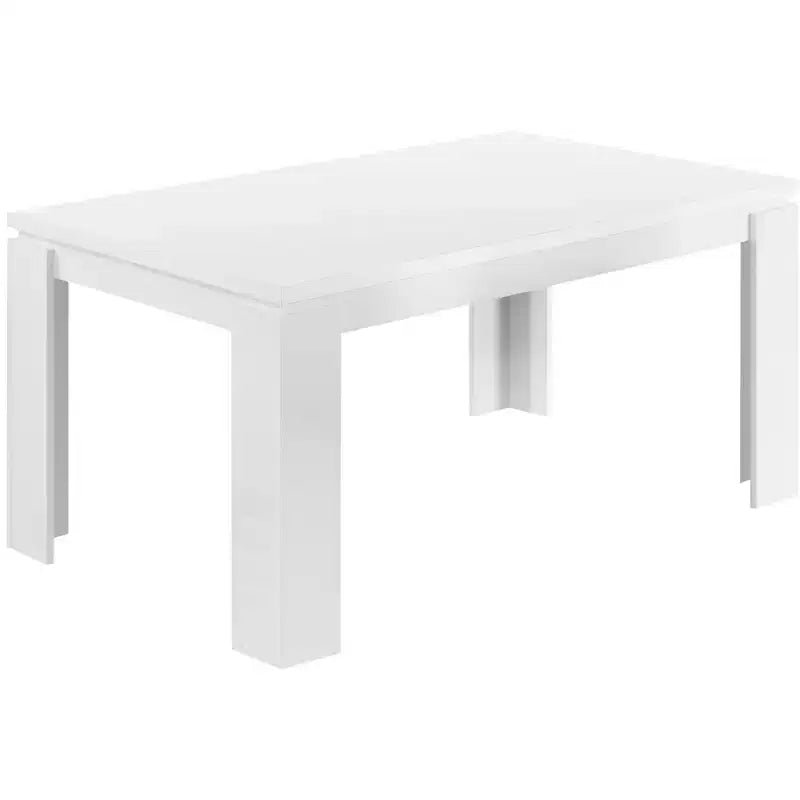 Okak 60 Table de salle à manger rectangulaire moderne pour 4 à 6 personnes, pour bureau, salle à manger