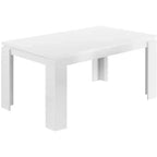 Okak 60 Table de salle à manger rectangulaire moderne pour 4 à 6 personnes, pour bureau, salle à manger