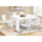 Okak 60 Table de salle à manger rectangulaire moderne pour 4 à 6 personnes, pour bureau, salle à manger