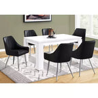 Okak 60 Table de salle à manger rectangulaire moderne pour 4 à 6 personnes, pour bureau, salle à manger
