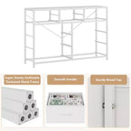 Commode en tissu à 10 tiroirs - Rangement léger avec cadre en acier et plateau en bois, organisateur multifonctionnel