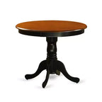 Ensemble de salle à manger HomeStock Belmont pour petite cuisine, comprenant une petite table de cuisine et 2 chaises de cuisine, Noir et Cerisier