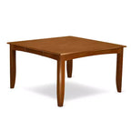 Ensemble de salle à manger HomeStock Belmont – Table et chaises, Marron selle