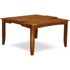 Ensemble de salle à manger HomeStock Belmont – Table et chaises, Marron selle