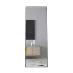 Acekool Miroir pleine longueur 65 x 23 pouces, miroir mural cadre en bois, verre HD incassable, pour chambre à coucher, salon, dressing