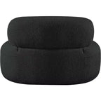 Meridian Furniture Fauteuil en tissu bouclette Venti