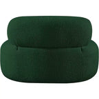 Meridian Furniture Fauteuil en tissu bouclette Venti