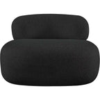 Meridian Furniture Fauteuil en tissu bouclette Venti