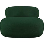 Meridian Furniture Fauteuil en tissu bouclette Venti
