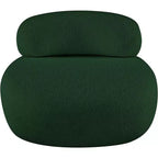 Meridian Furniture Fauteuil en tissu bouclette Venti