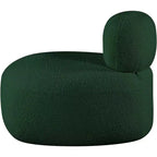 Meridian Furniture Fauteuil en tissu bouclette Venti