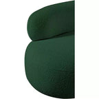 Meridian Furniture Fauteuil en tissu bouclette Venti
