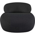 Meridian Furniture Fauteuil en tissu bouclette Venti