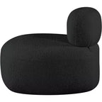 Meridian Furniture Fauteuil en tissu bouclette Venti