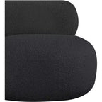 Meridian Furniture Fauteuil en tissu bouclette Venti