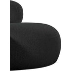 Meridian Furniture Fauteuil en tissu bouclette Venti