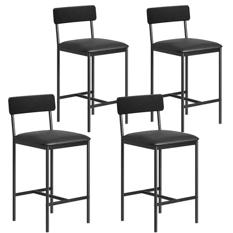Table de cuisine et chaises de salle à manger pour 2 avec étagère de rangement et chaises rembourrées, ensemble table de bar pour petits espaces et appartements