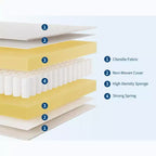Canapé d'angle modulable GustoWave, grand canapé 9 places avec 2 poufs de rangement, canapé-lit moderne confortable en chenille à assise profonde