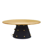 Meridian Furniture,Raven Black / Gold Coffee Table