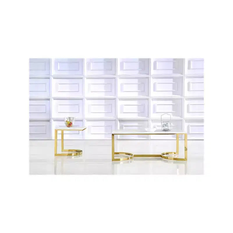 Meridian Furniture, Table d'appoint London dorée