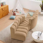 Meridian Furniture, Canapé modulable Arc en velours