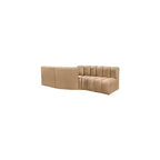 Meridian Furniture, Canapé modulable Arc en velours