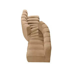 Meridian Furniture, Canapé modulable Arc en velours