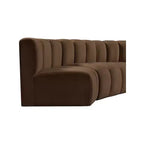 Meridian Furniture, Canapé modulable Arc en velours